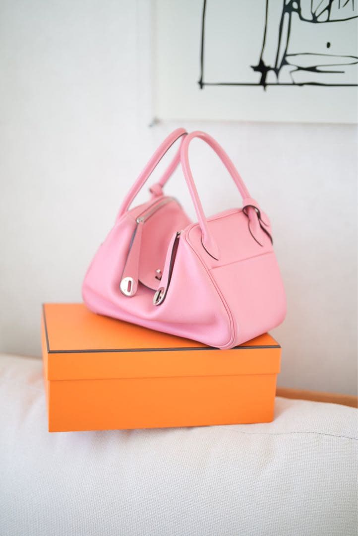 HERMES Lindy26 エルメス リンディ26 ローズアザレ