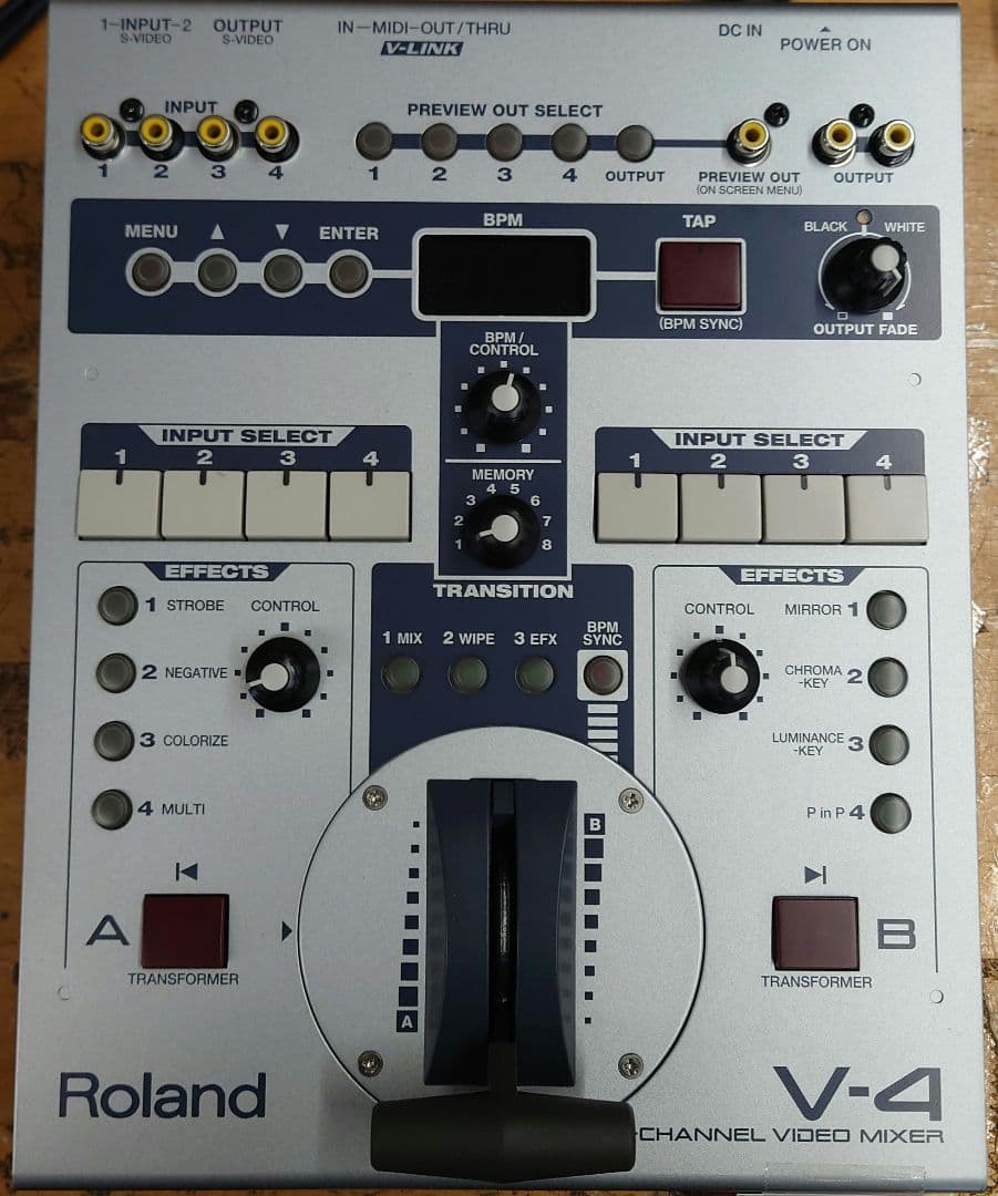 ■■【動作品】Roland V-4 4チャンネルビデオミキサー