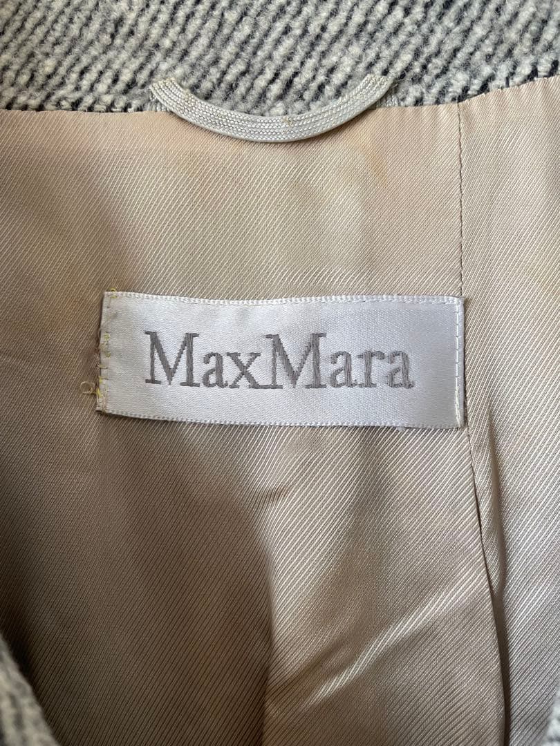 Max Mara ロングコート グレー オーバーサイズ