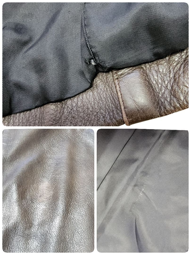 90S フランス製 アーペーセー APC 牛革 レザージャケット トラッカー