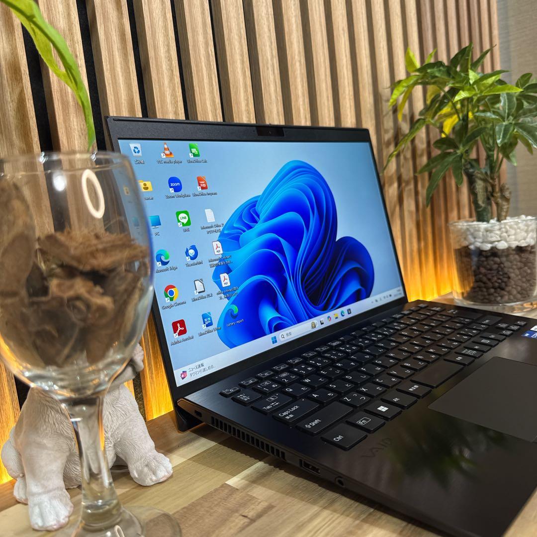 準美品 最新モデル‼️VAIO☘️第11世代☘️FHD☘️ノートパソコン☘️オフィス付き