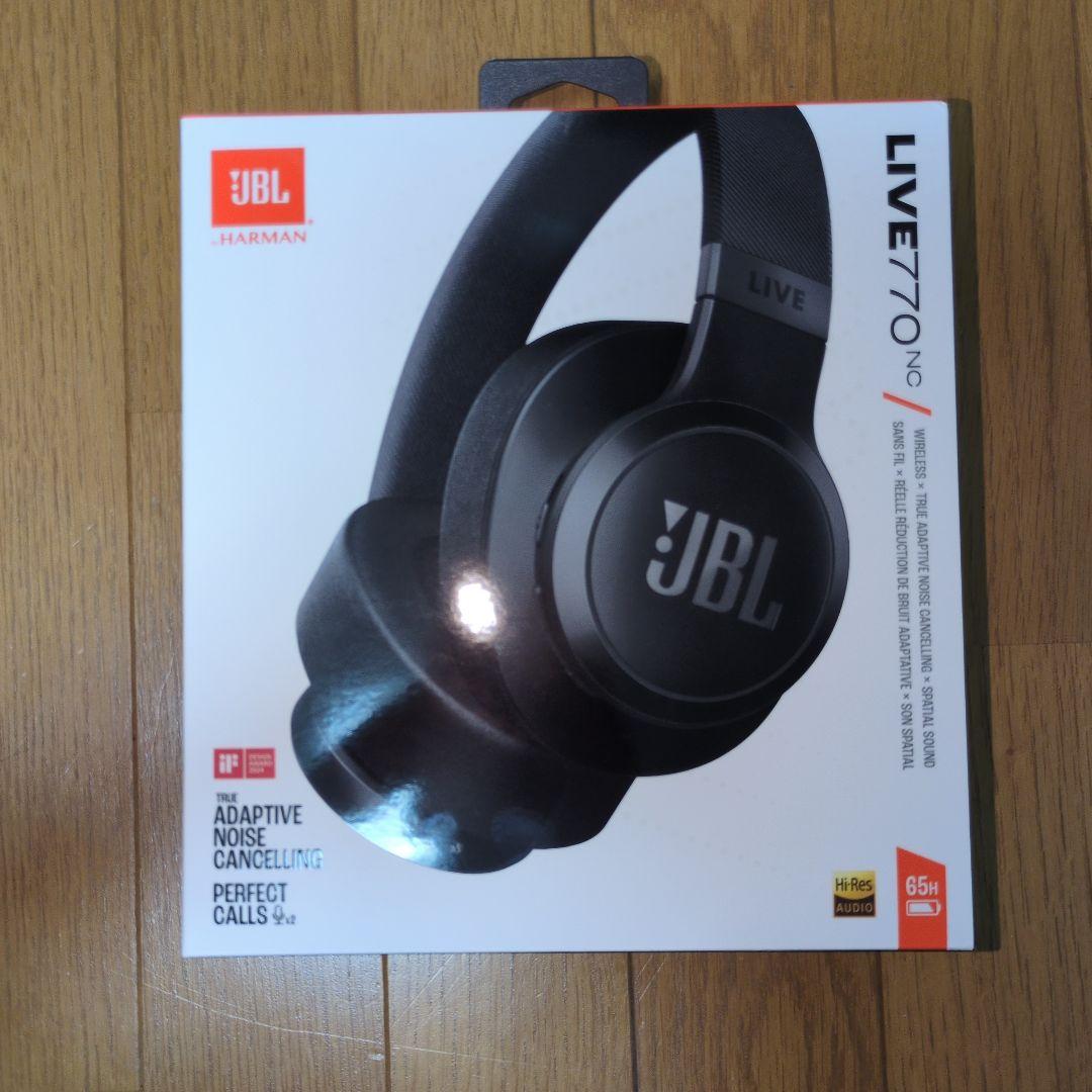 JBL LIVE 770NC ワイヤレスヘッドホン　ブラック　美品