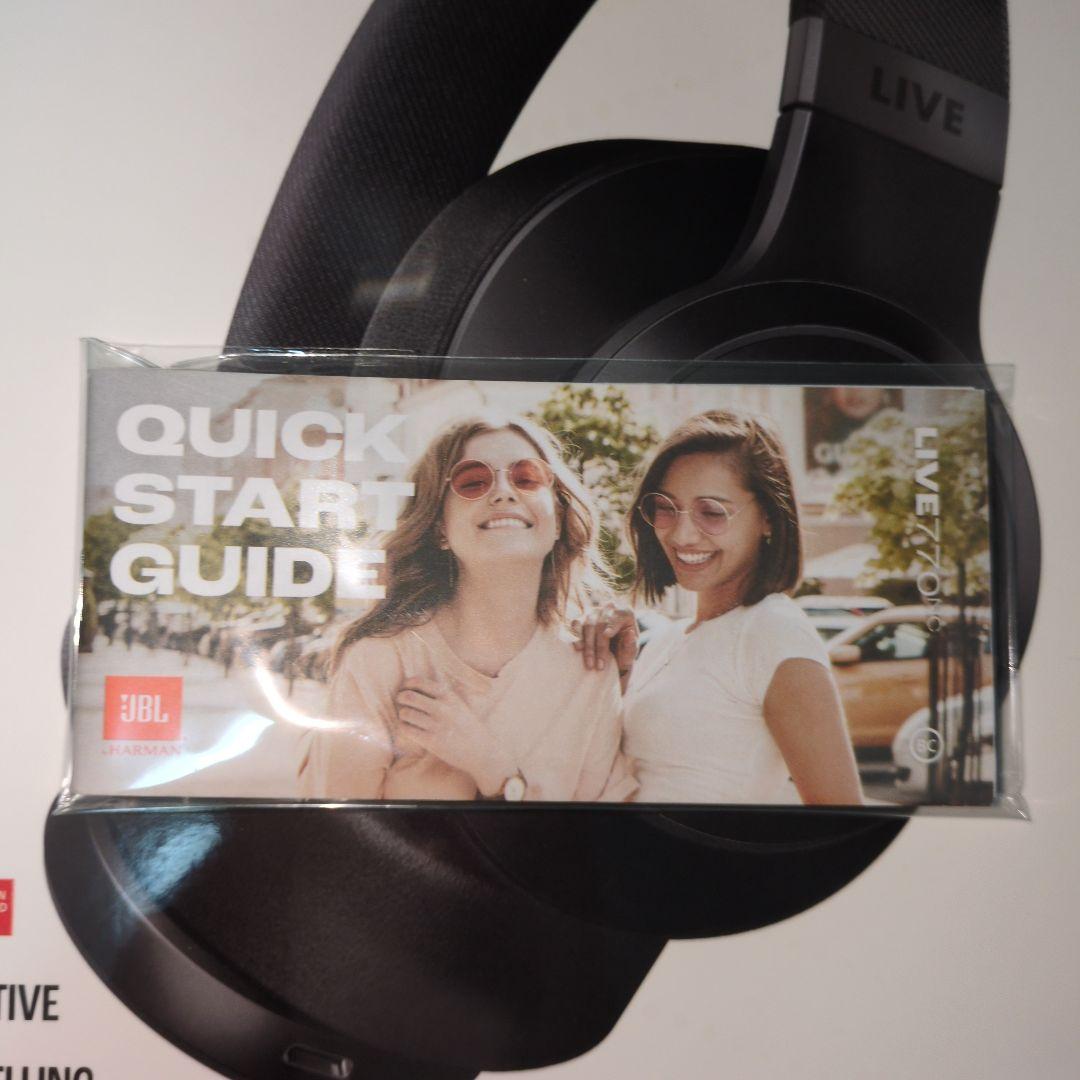 JBL LIVE 770NC ワイヤレスヘッドホン　ブラック　美品