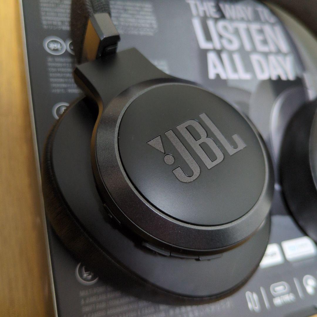 JBL LIVE 770NC ワイヤレスヘッドホン　ブラック　美品