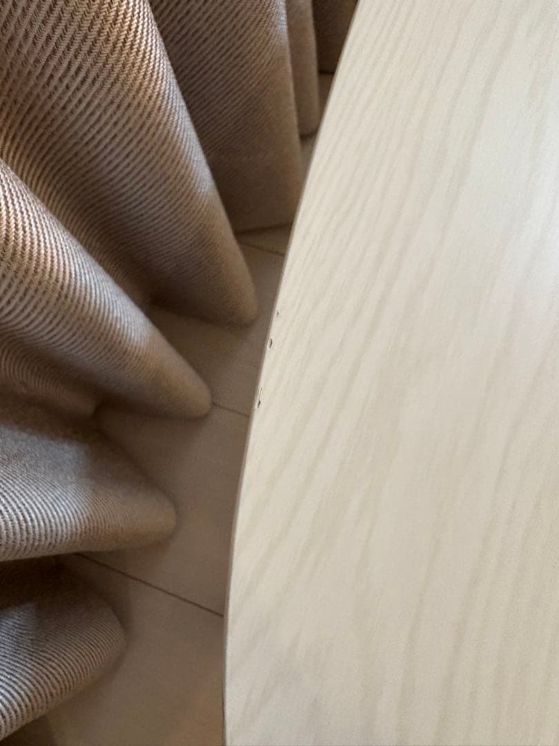 折りたたみ式楕円型こたつ　2点セット　カルミナ