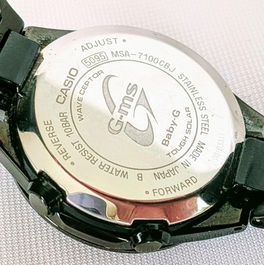 良品 CASIOカシオ レディース腕時計ベビーGブラック黒 高級感カッコいい