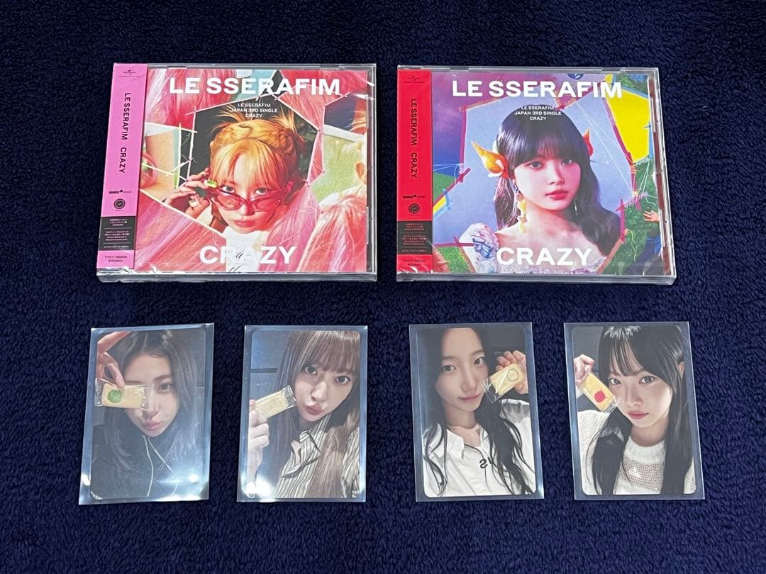 Le Sserafim CRAZY ポップアップ　クッキー　トレカ　CD セット