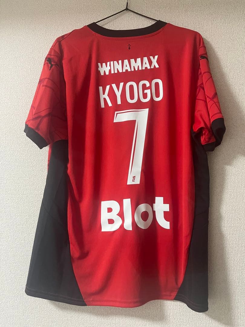 【正規品】古橋亨梧　レンヌ　ユニフォーム　古橋　サッカー　日本代表　新品未使用