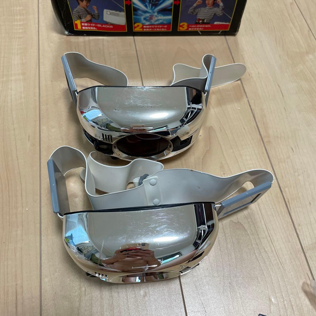 仮面ライダーBLACK テレビパワーDX変身ベルト キングストーン当時物 2点D