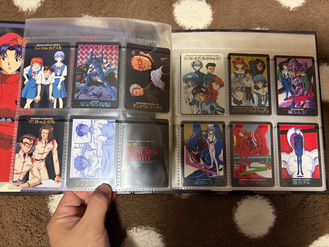 M*e様 新世紀エヴァンゲリオン カードダス　下敷き