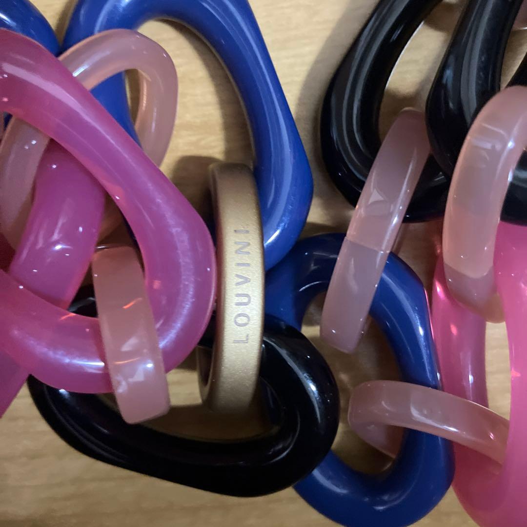 【LOUVINI】 CHIARA　NAVY-PINK ¥15,400