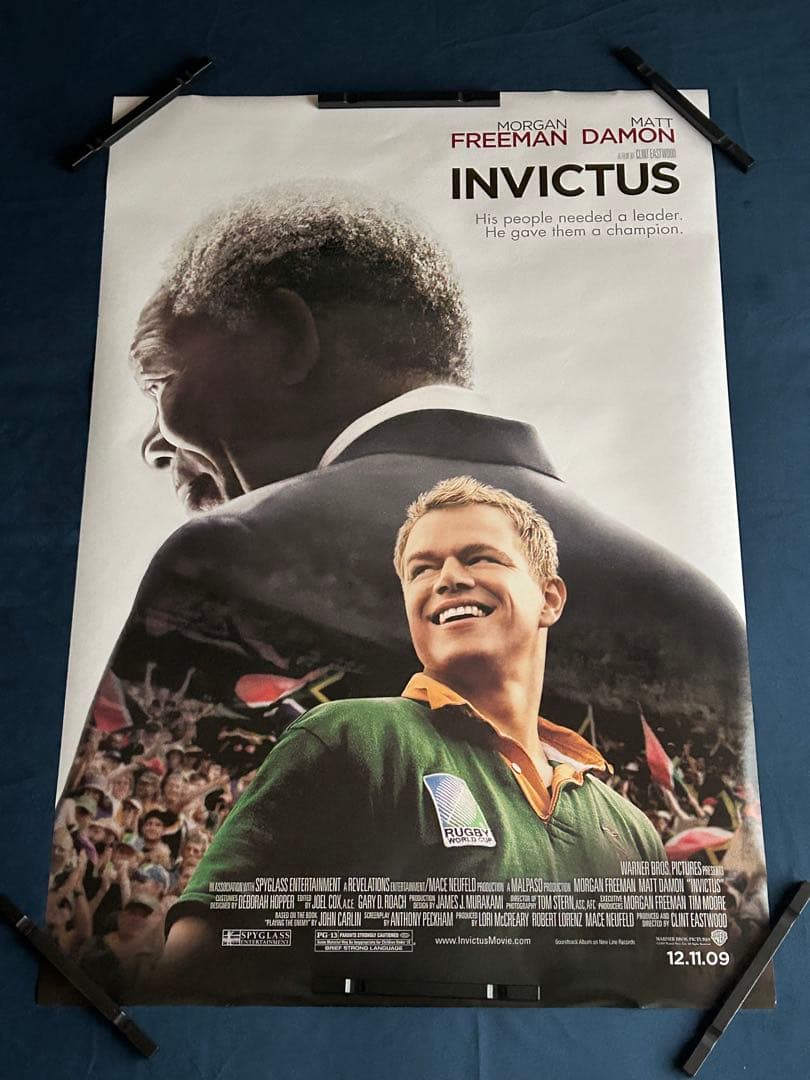 インビクタス/負けざる者たち　USオリジナル映画ポスター