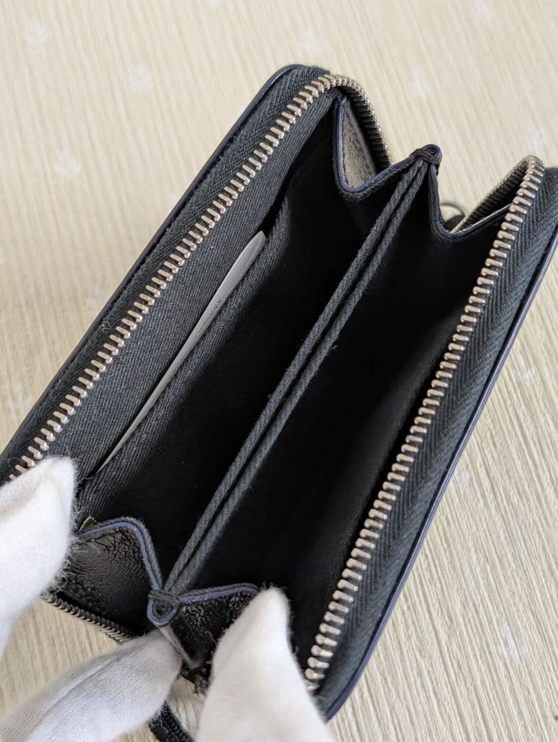 ☆値下げ☆【MARNI】カーフレザー ケース バイカラーラウンドウォレット