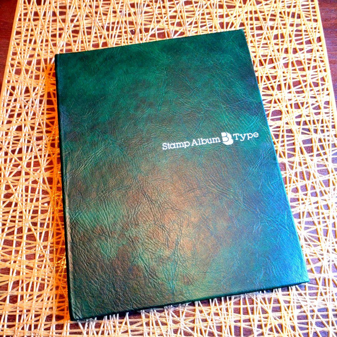 スタンプアルバム 緑色