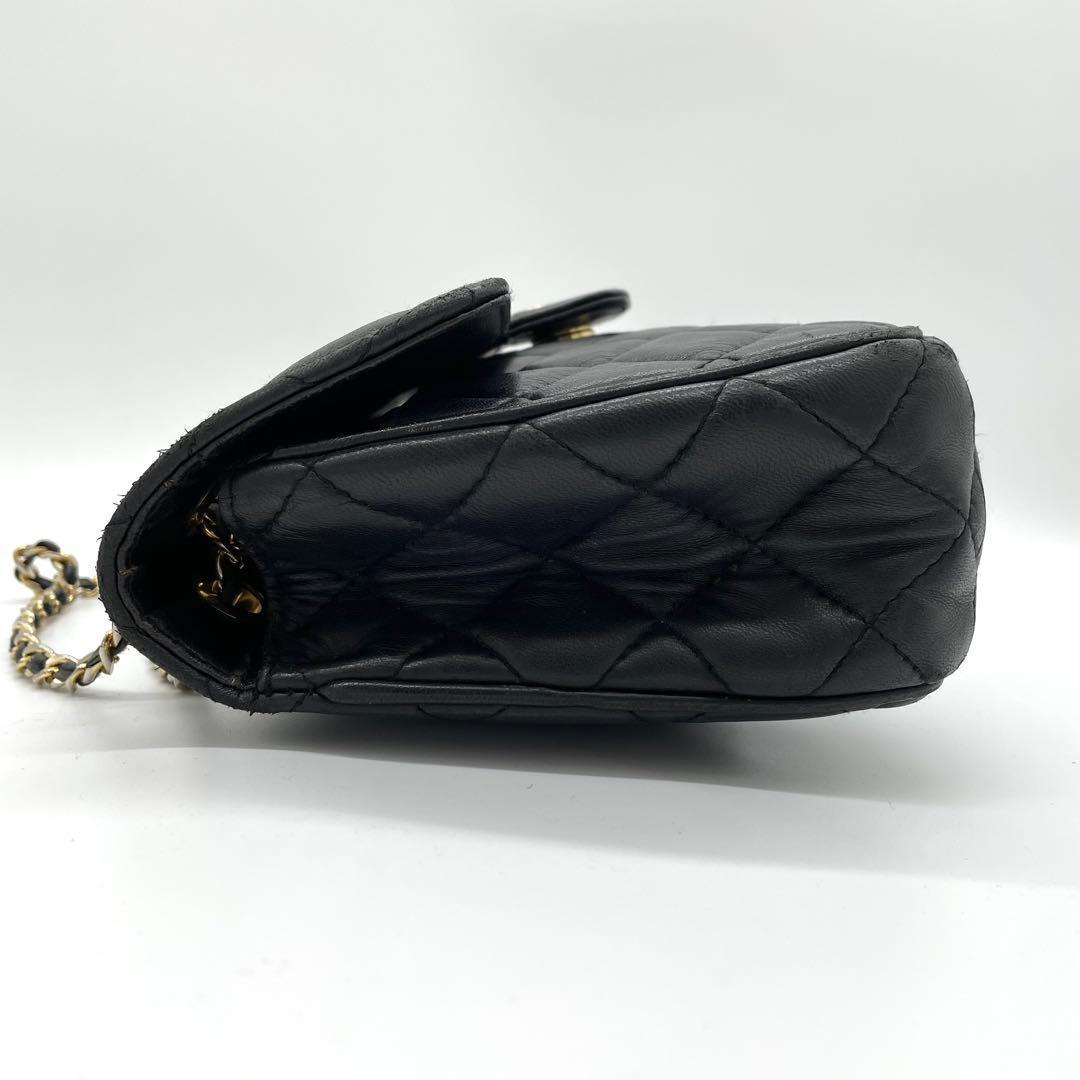 【美品】ジバンシー　ショルダーバッグ　ダブルチェーン　キルティング　レザー　黒