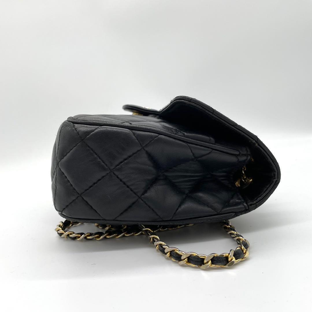 【美品】ジバンシー　ショルダーバッグ　ダブルチェーン　キルティング　レザー　黒