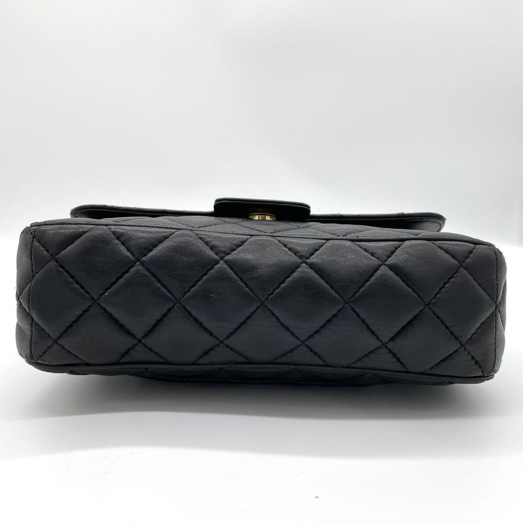 【美品】ジバンシー　ショルダーバッグ　ダブルチェーン　キルティング　レザー　黒