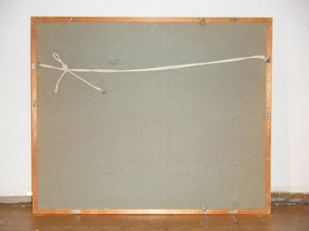 【真作】絵画　作者不詳　サイン有　油彩4号　魚　名品　T117