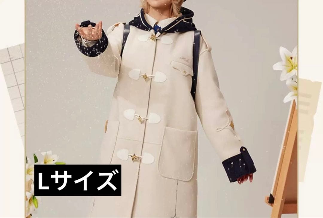 原神 アルベド　イメージファッション キャラ衣装 ウールコート　Lサイズ