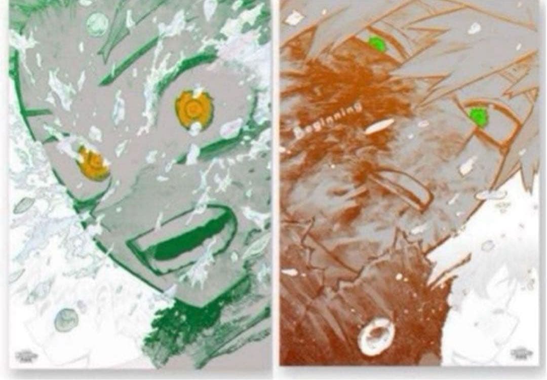 ヒロアカ 原画展 アートポスター A2 2枚セット