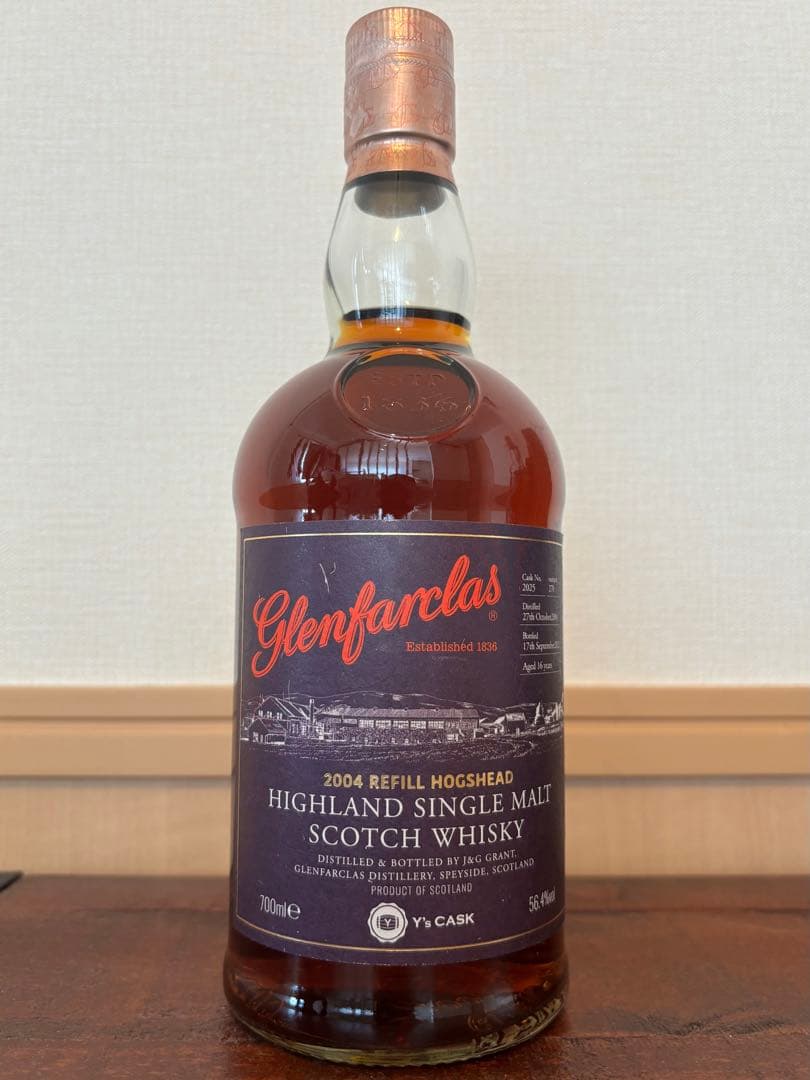 グレンファークラス 2004 リフィルホグスヘッド Y,s カスク 56.4％