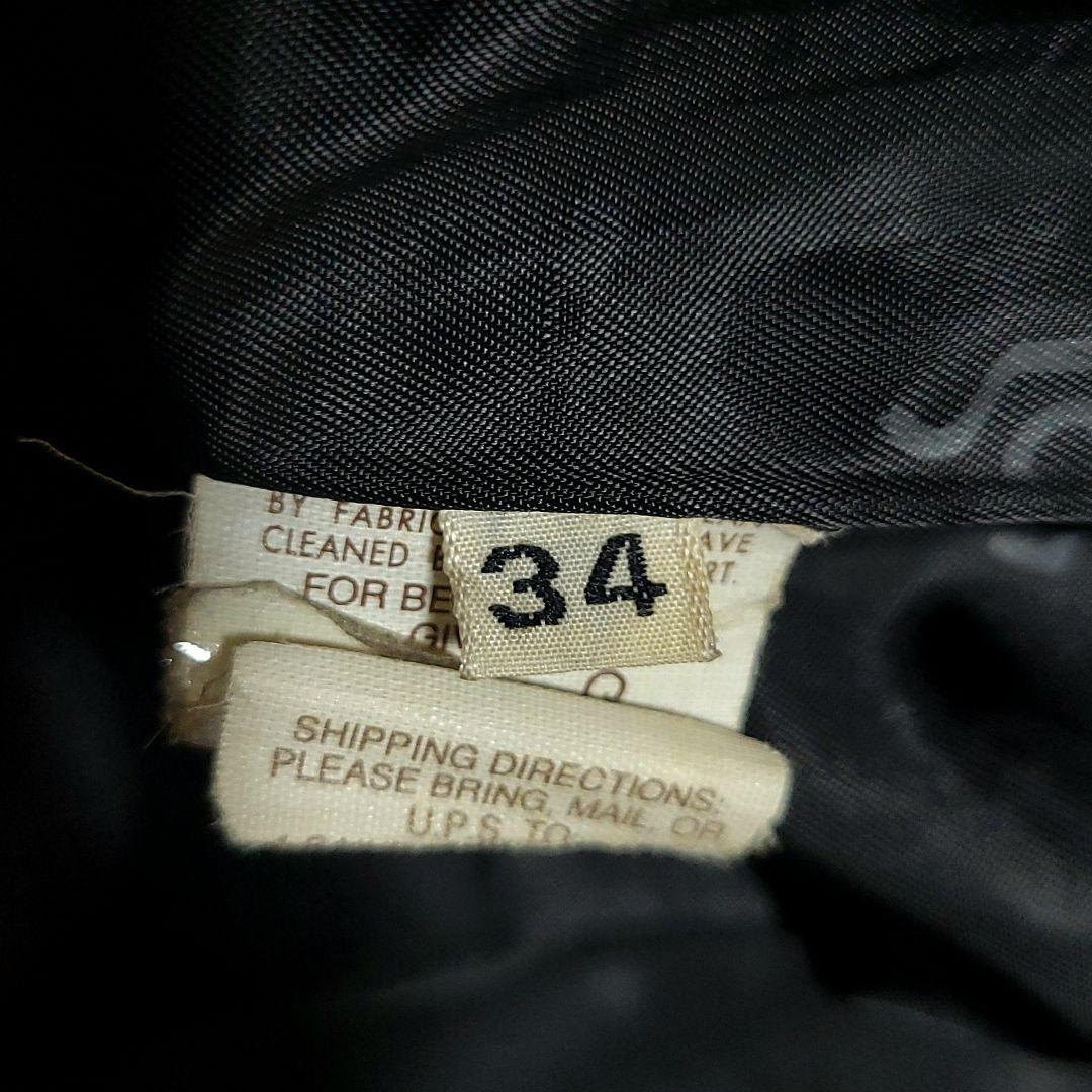 Schott　 シングル ライダースジャケット 643 レザー 牛革 米国製 黒