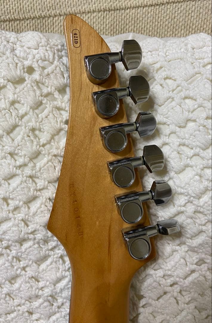 YAMAHA RGX 421D フロイドローズ トレモロ・パープル色でカッコいい