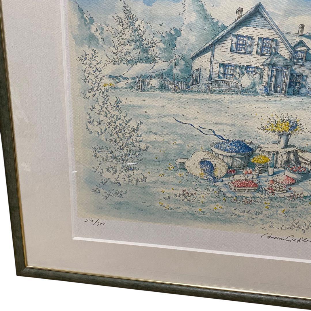 【美品】内田新哉 グリーンゲイブルズ 版画