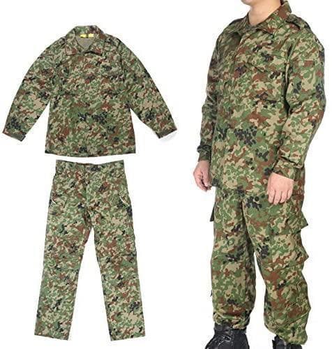 陸上自衛隊 迷彩 戦闘服3型 ベルト付 上下セット XL