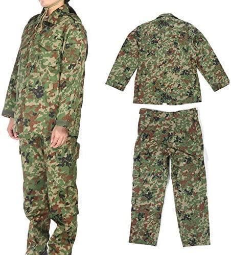 陸上自衛隊 迷彩 戦闘服3型 ベルト付 上下セット XL