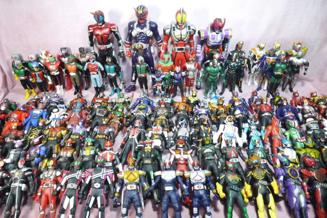 ライダーヒーローシリーズ　ビッグサイズソフビフィギュア　113体セット