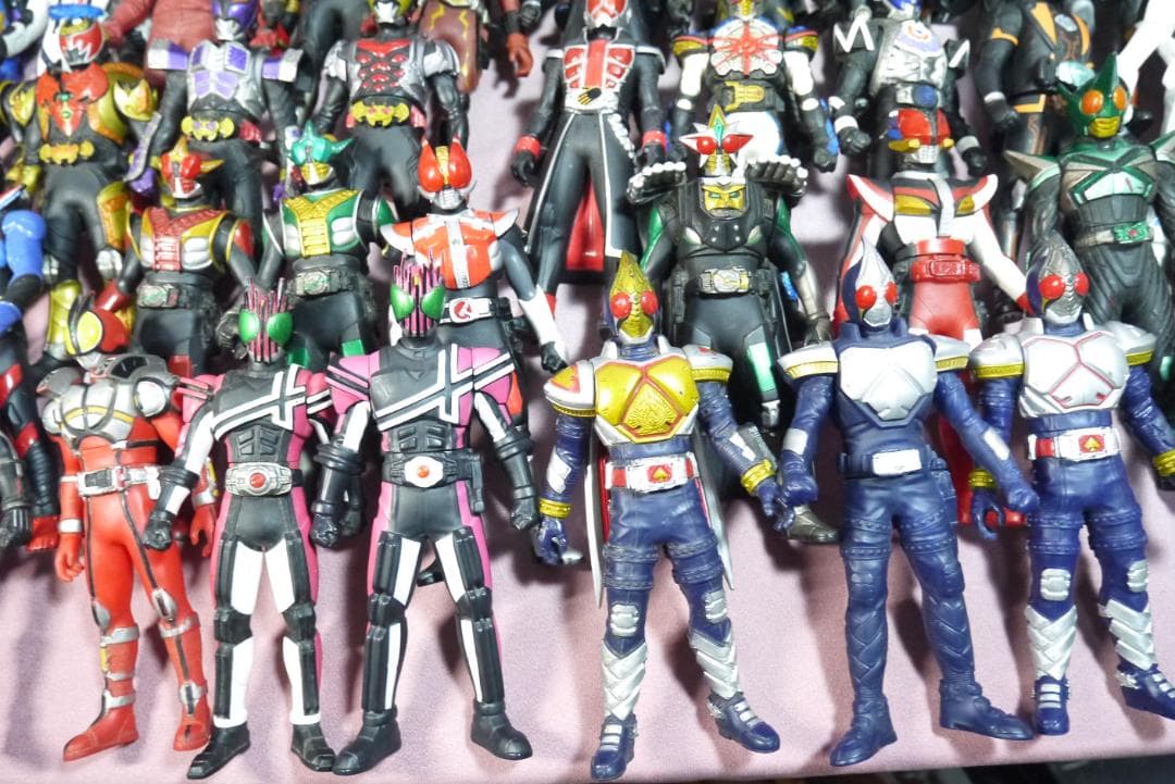 ライダーヒーローシリーズ　ビッグサイズソフビフィギュア　113体セット