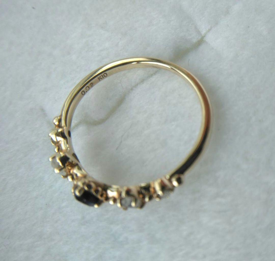 【大値下げ】ノジェス マルチストーンリング K10YG