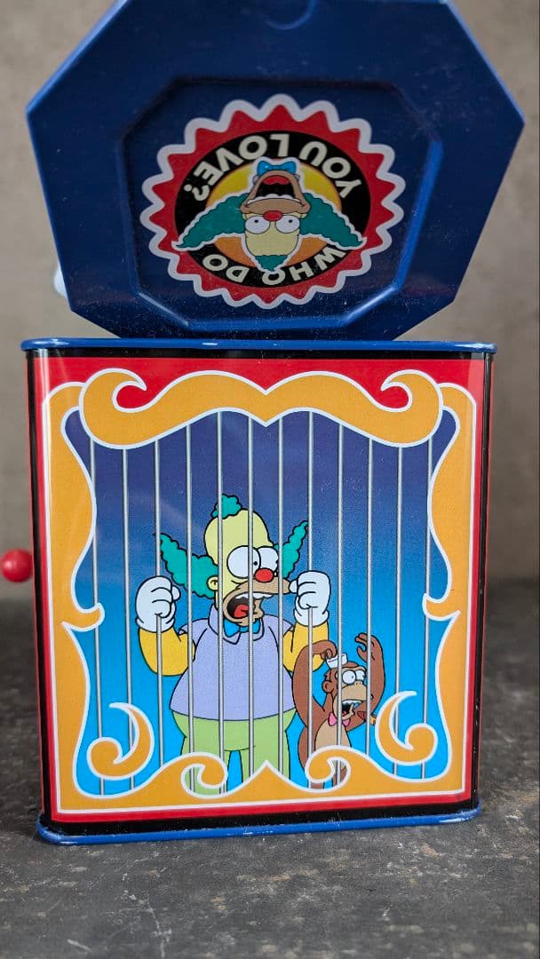 シンプソンズ クレイジークラウン ジャックインザボックス アメトイ