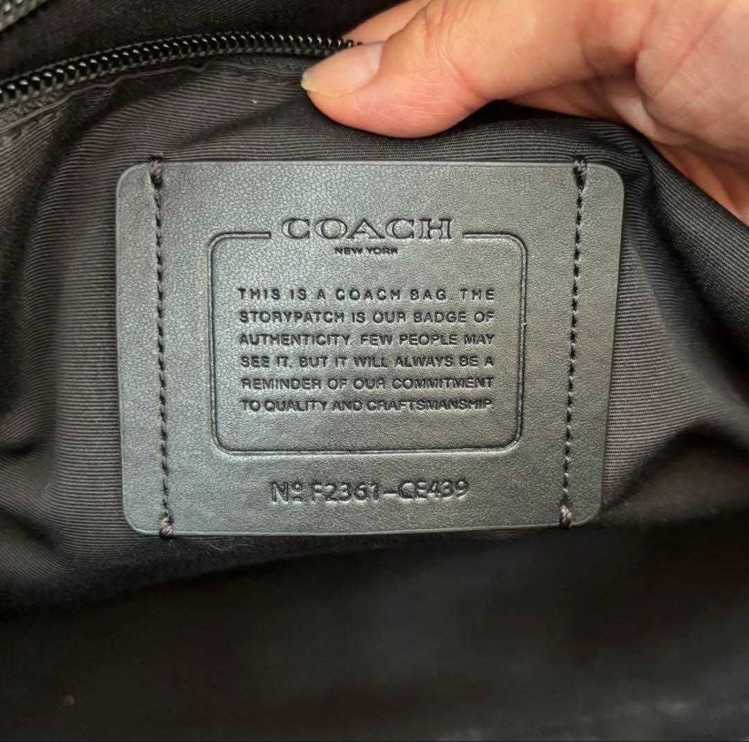 コーチ　グラハムビジネスバッグ レザー　大容量 仕事 CE439