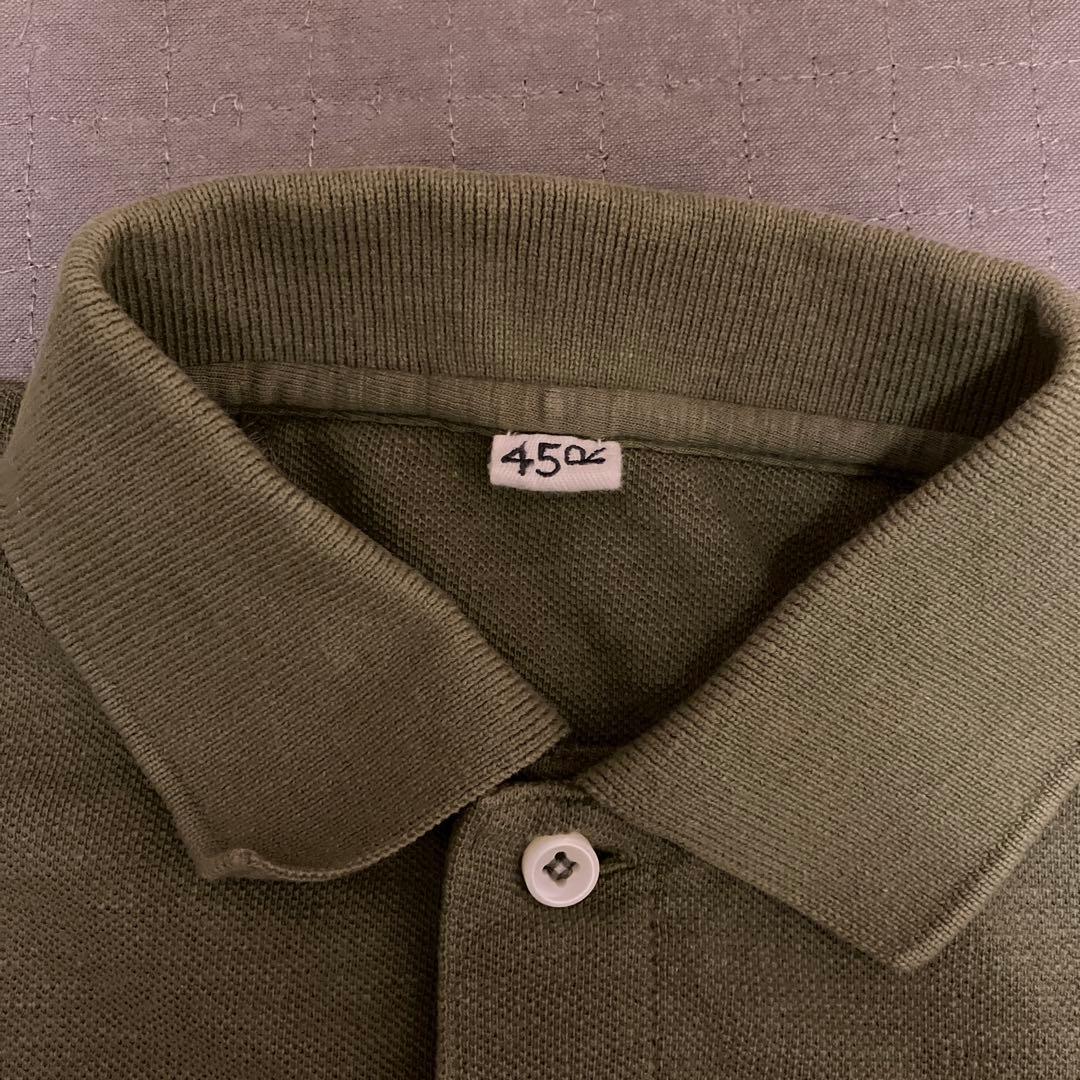 ４５Ｒ　ジンバブエコットンポロシャツ　カーキ