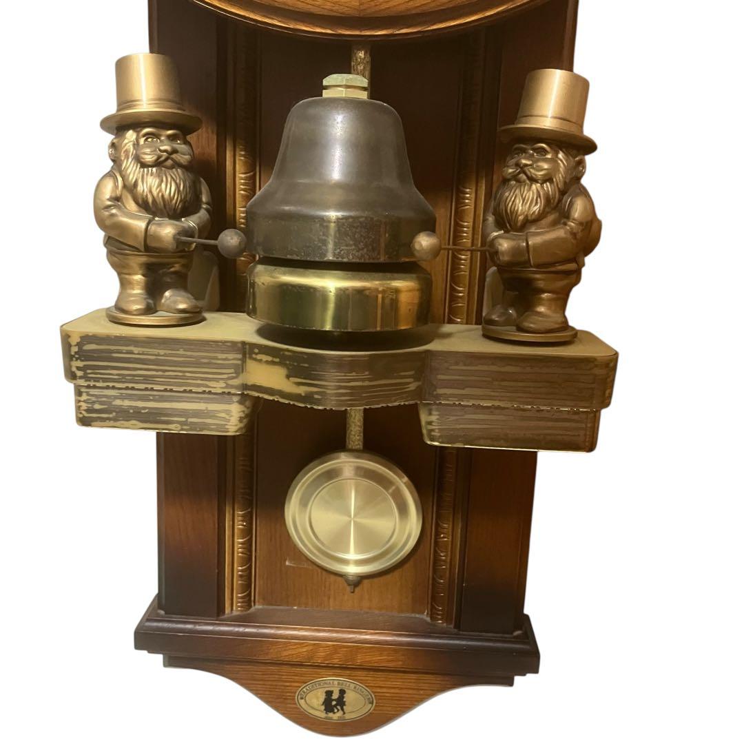 希少　動作品　リズム時計　スモールワールド 　掛け時計