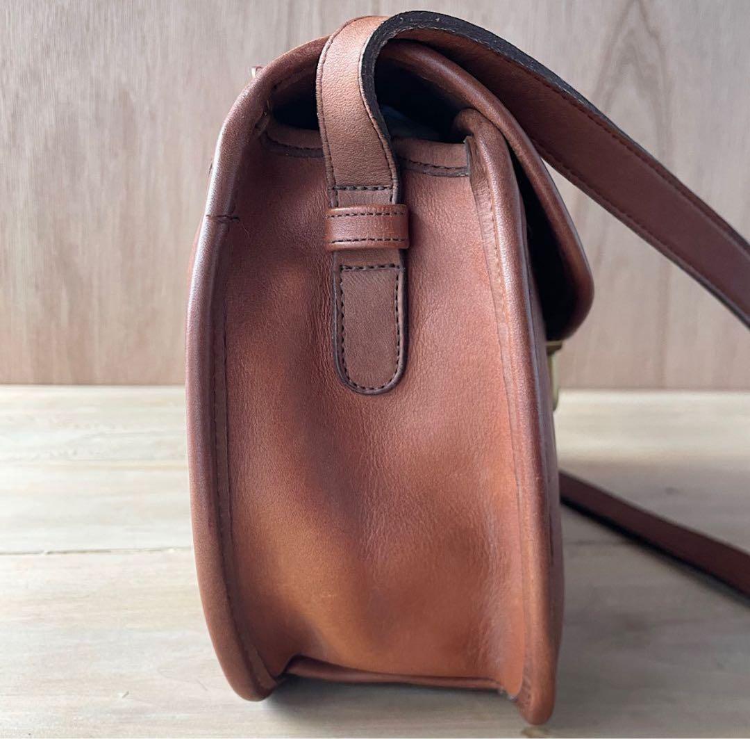 希少 オールドコーチ ショルダーバッグ ブラウン OLD COACH 9815