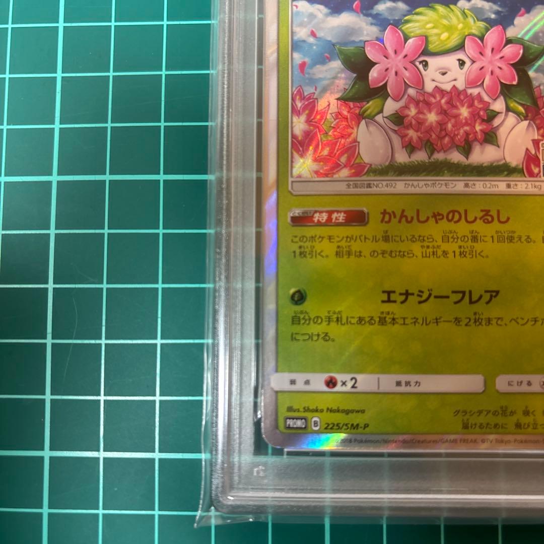 【PSA10】シェイミ　プロモ　しょこたん　225/SM-P ポケモンの家あつま