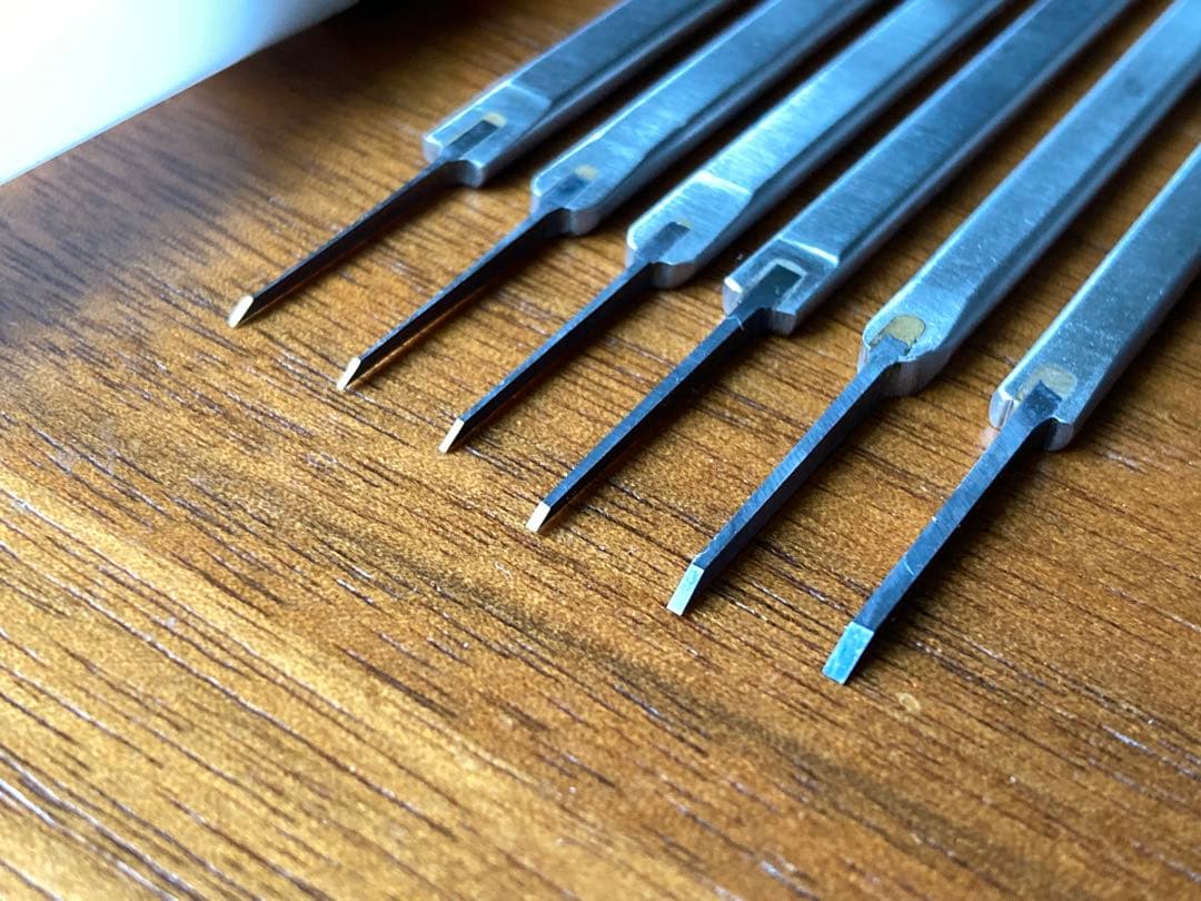 d*7様 スジボリ堂　BMCタガネ 6本セット