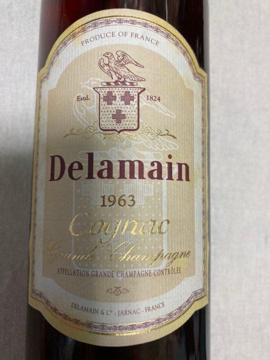 #希少#限定高級コニャック　ブランデー1963年　老舗デラマン社