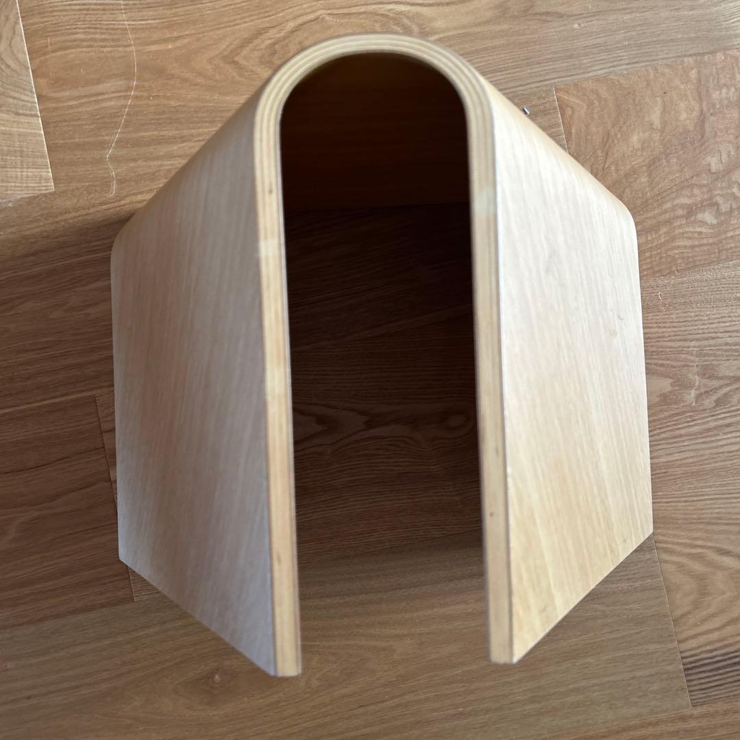 無印良品　重なるテーブルベンチ　オーク材　成形合板　廃盤　入手困難