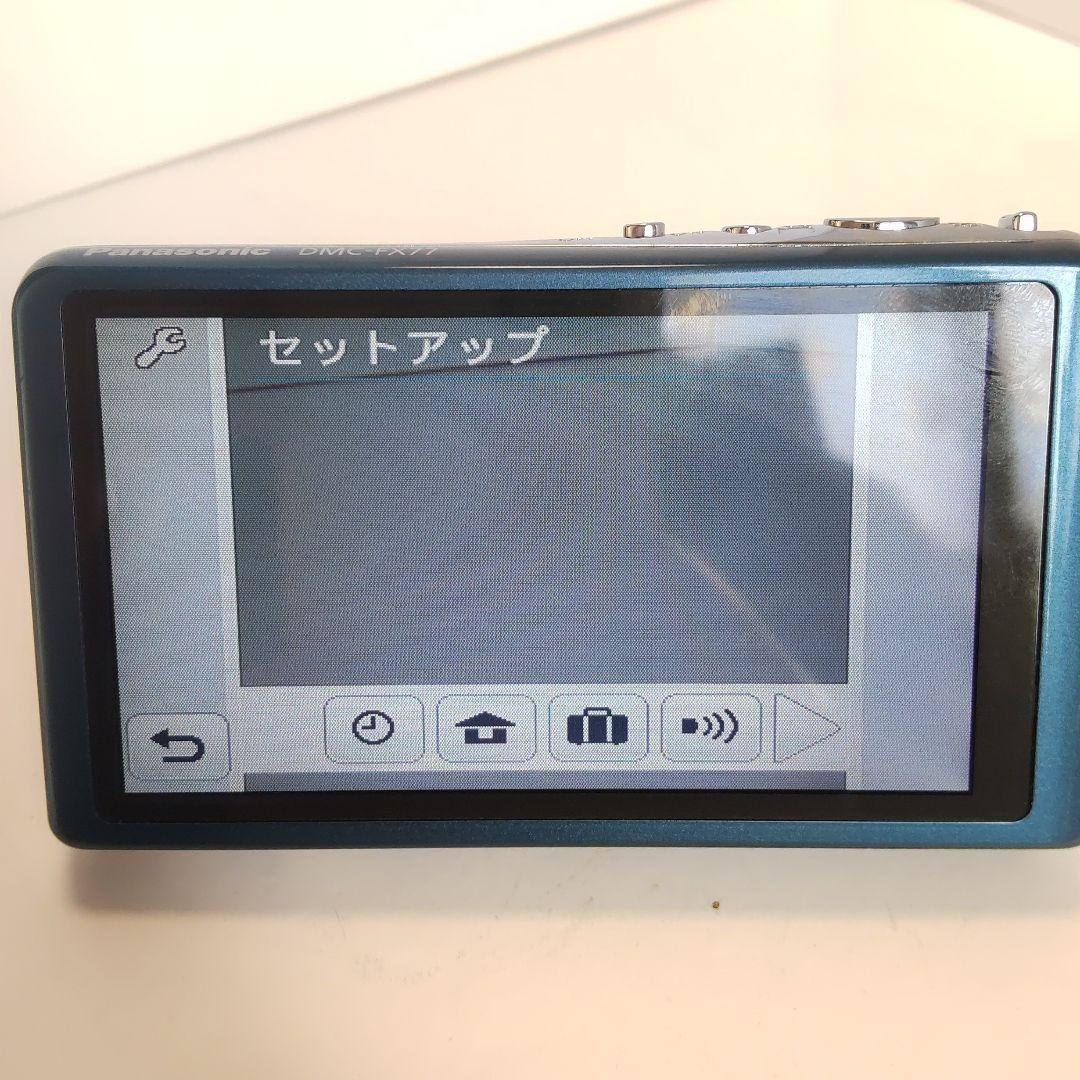 動作確認済み パナソニック LUMIX DMC-FX77 オールドコンデジ