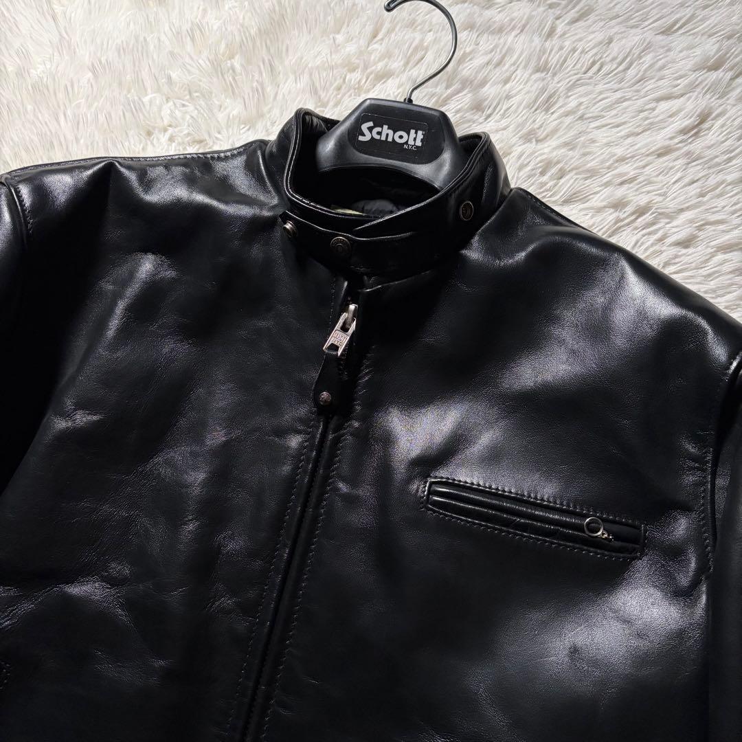 ペ*ノ様 極美品●schott ライダースジャケット　641HH ホースハイド