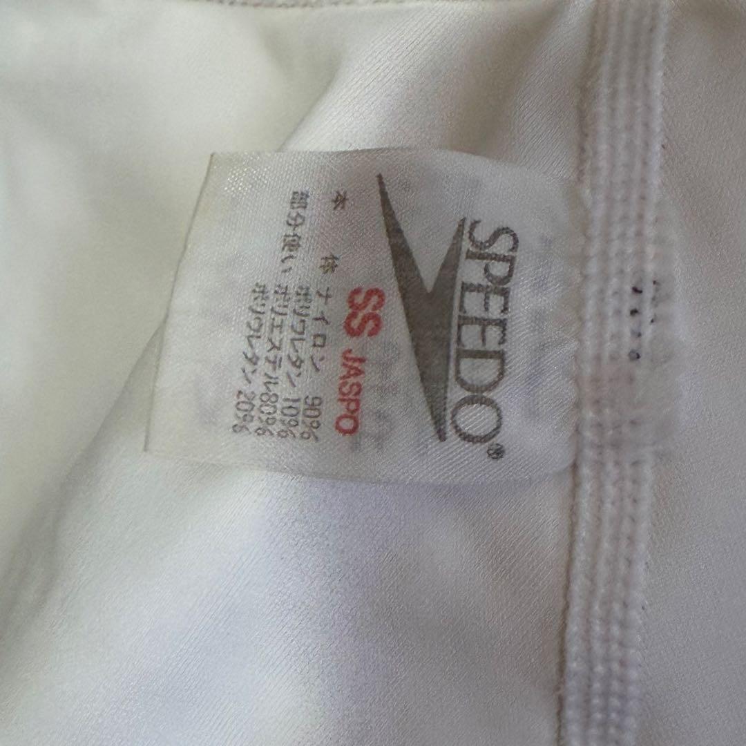 SPEEDO 競泳水着 ホワイト/ブラック SSサイズ