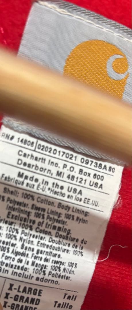 ワ*ク様 Carhartt Santa fe jacket USA製　XL TA