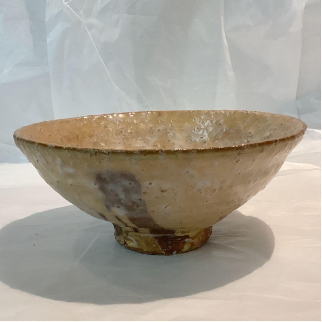 【茶道具】岡田裕作　萩平茶碗