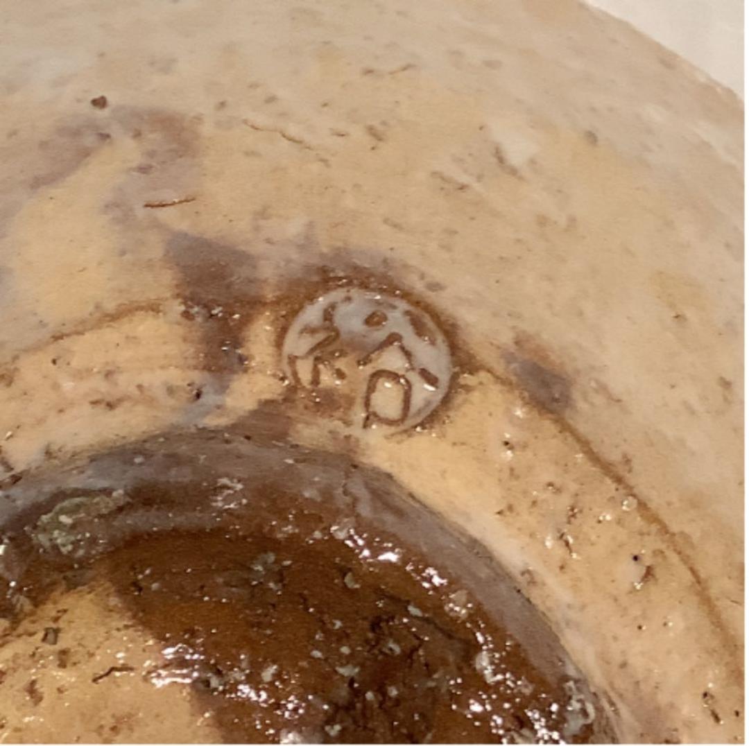 【茶道具】岡田裕作　萩平茶碗