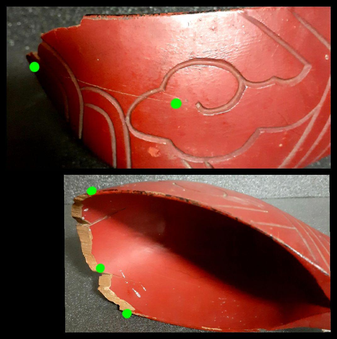 人間国宝【浜田庄司氏旧蔵】木製　朱漆塗【根来】　彫文　柄杓　時代の逸品　仏教美術