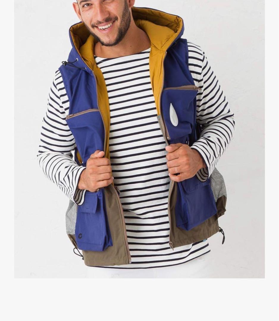 美品 ハコベスト 防災ベスト ネイビー紺 サイズM メンズ・ユニセックス